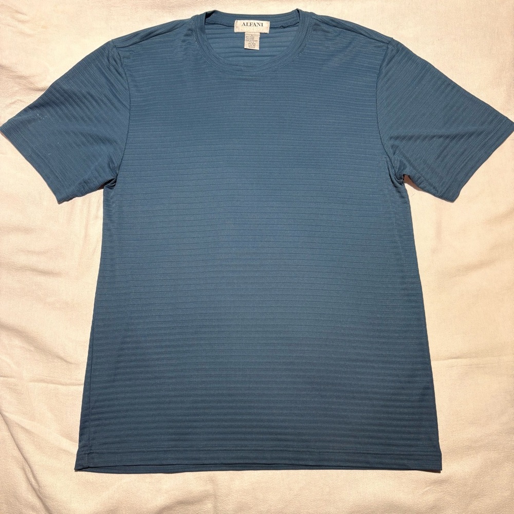 Alfani Men’s Short Sleeve Crewneck Tee - Blue